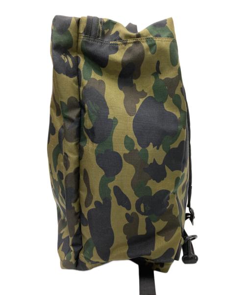 A BATHING APE（アベイシングエイプ）A BATHING APE (アベイシングエイプ) 1ST CAMO 3WAY BAG グリーン×ブラックの古着・服飾アイテム