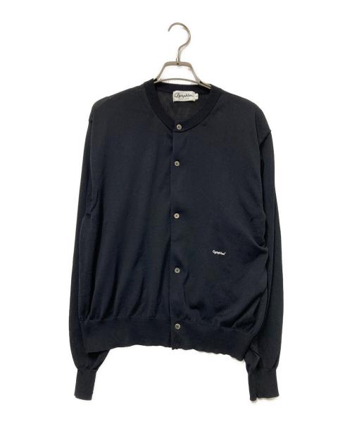 Gymphlex（ジムフレックス）Gymphlex (ジムフレックス) クルーネックニットカーディガン ブラック サイズ:12の古着・服飾アイテム