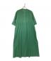 MACKINTOSH PHILOSOPHY（マッキントッシュ フィロソフィー）の古着「リネンミックスバンドカラーワンピース」｜グリーン