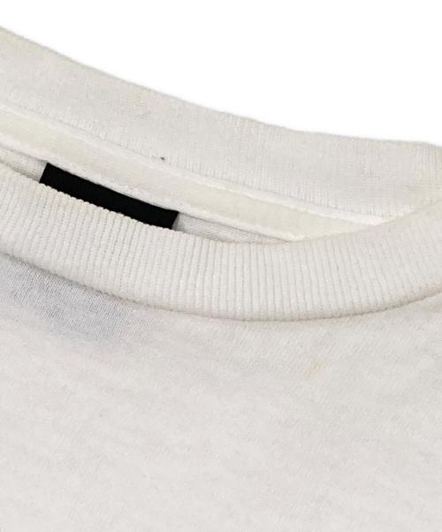 stussy（ステューシー）stussy (ステューシー) ライオンプリントロングスリーブTシャツ ホワイト サイズ:Lの古着・服飾アイテム
