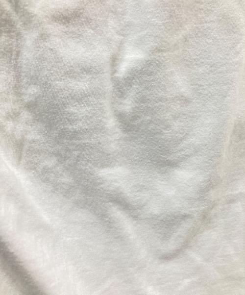 stussy（ステューシー）stussy (ステューシー) Manhattan Records (マンハッタンレコード) コラボプリントTシャツ ホワイト×ブラック サイズ:Lの古着・服飾アイテム