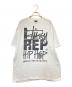 stussy（ステューシー）の古着「コラボプリントTシャツ」｜ホワイト×ブラック