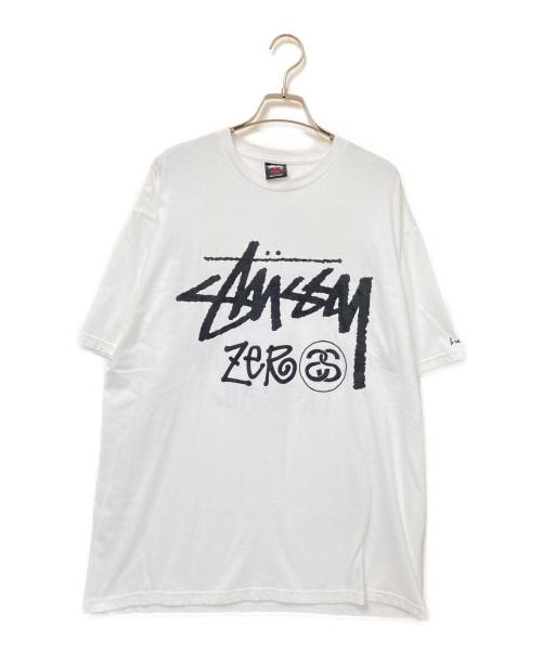 stussy（ステューシー）stussy (ステューシー) プリントTシャツ ホワイト サイズ:Lの古着・服飾アイテム