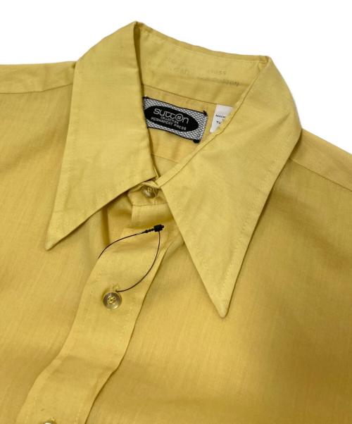sutton collection（サットン コレクション）sutton collection (サットン コレクション) 70sシャツ イエロー サイズ:下記参照の古着・服飾アイテム