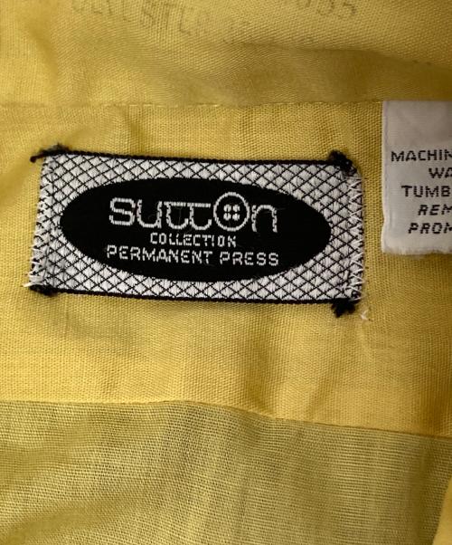 sutton collection（サットン コレクション）sutton collection (サットン コレクション) 70sシャツ イエロー サイズ:下記参照の古着・服飾アイテム