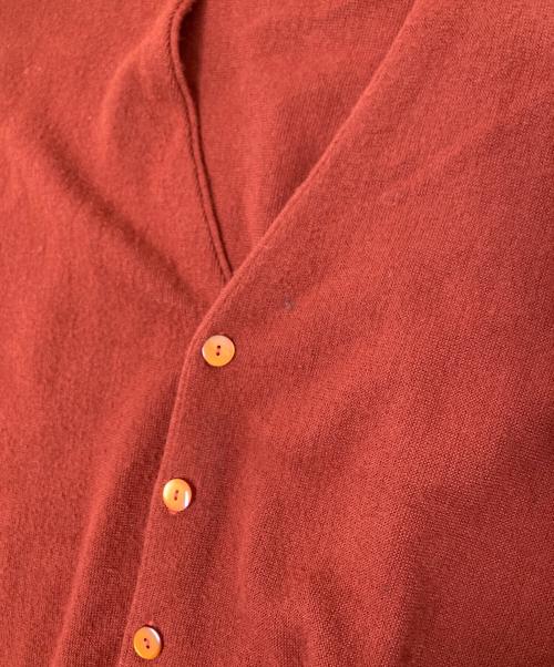 JC PENNEY（ジェーシーペニー）JC PENNEY (ジェーシーペニー) 70‘Ｓアクリルカーディガン オレンジ サイズ:XLの古着・服飾アイテム