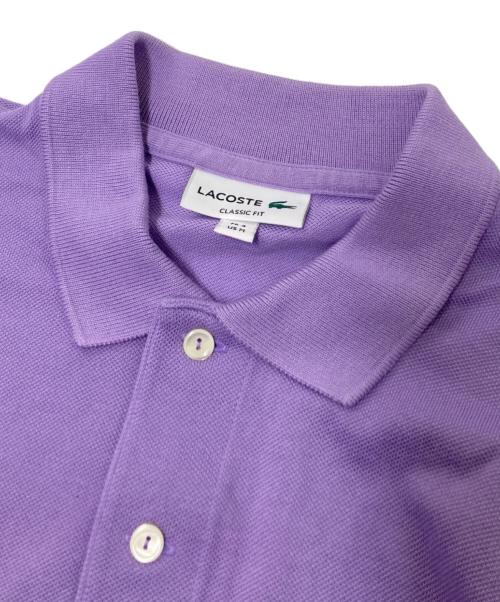 LACOSTE（ラコステ）LACOSTE (ラコステ) ポロシャツ パープル サイズ:US:Mの古着・服飾アイテム