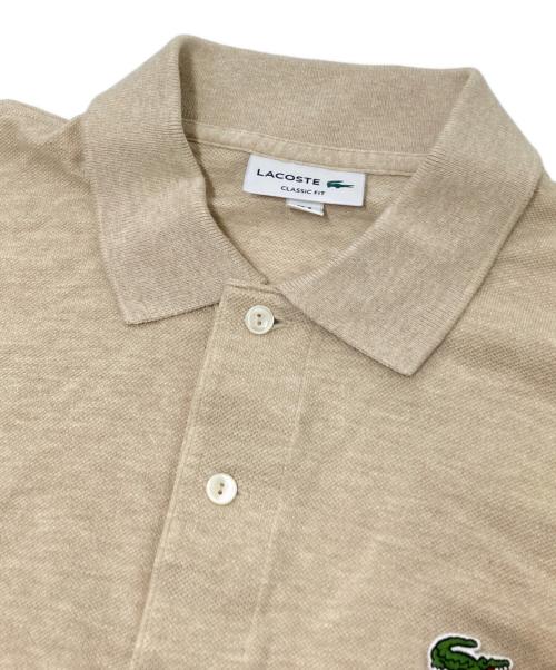 LACOSTE（ラコステ）LACOSTE (ラコステ) ポロシャツ ベージュ サイズ:US:Mの古着・服飾アイテム