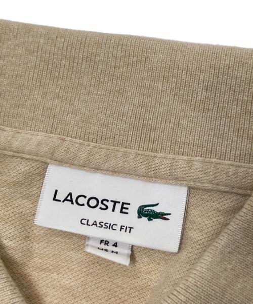 LACOSTE（ラコステ）LACOSTE (ラコステ) ポロシャツ ベージュ サイズ:US:Mの古着・服飾アイテム