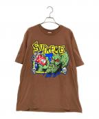 SUPREME×Rob Zombieシュプリーム×）の古着「Fuckin Blowout Tee」｜ブラウン
