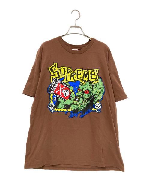 SUPREME（シュプリーム）SUPREME (シュプリーム) Rob Zombie Fuckin Blowout Tee ブラウン サイズ:Lの古着・服飾アイテム