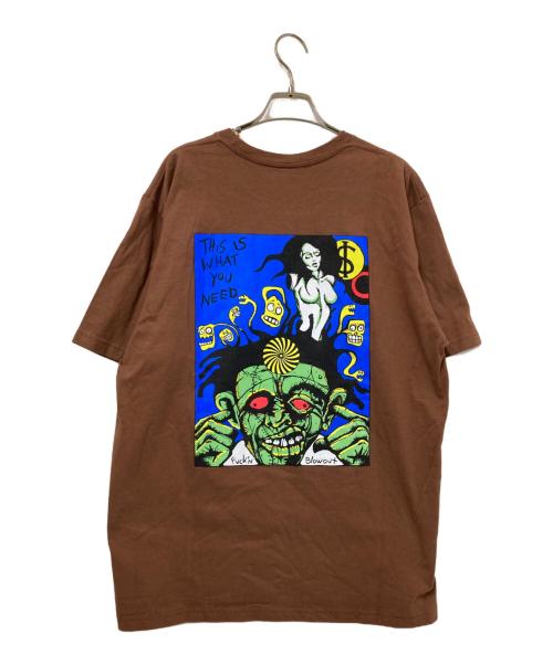 SUPREME（シュプリーム）SUPREME (シュプリーム) Rob Zombie Fuckin Blowout Tee ブラウン サイズ:Lの古着・服飾アイテム