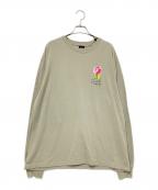 HUFハフ）の古着「DESERT ROSE LS TEE」｜ベージュ
