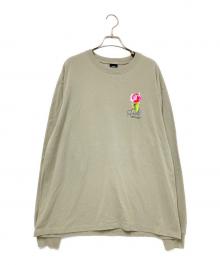 HUF（ハフ）の古着「DESERT ROSE LS TEE」｜ベージュ