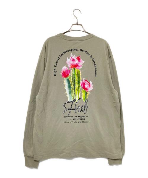 HUF（ハフ）HUF (ハフ) DESERT ROSE LS TEE ベージュ サイズ:Lの古着・服飾アイテム