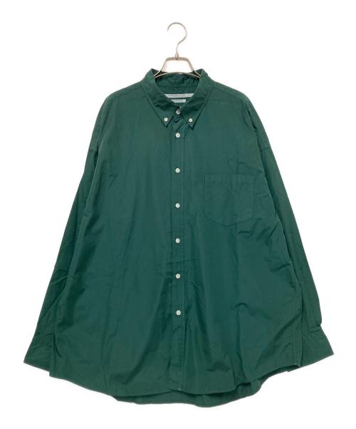 TRISECT 2（トライセクト2）TRISECT 2 (トライセクト2) THOMAS MASON (トーマスメイソン) FAT ボタンダウン シャツ グリーン サイズ:Mの古着・服飾アイテム