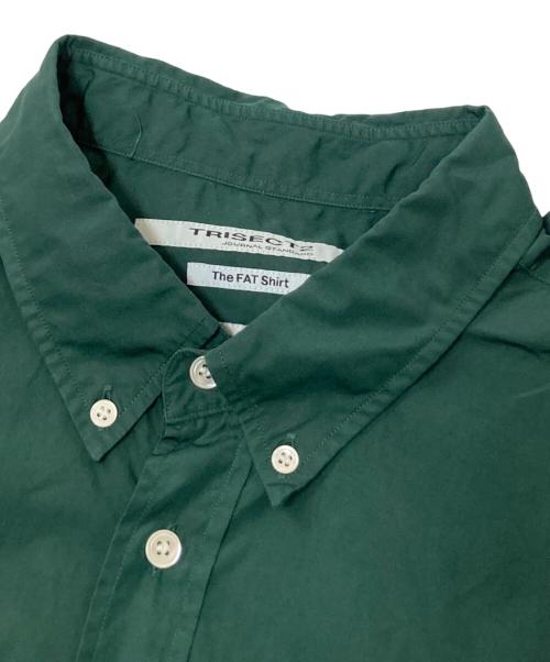TRISECT 2（トライセクト2）TRISECT 2 (トライセクト2) THOMAS MASON (トーマスメイソン) FAT ボタンダウン シャツ グリーン サイズ:Mの古着・服飾アイテム