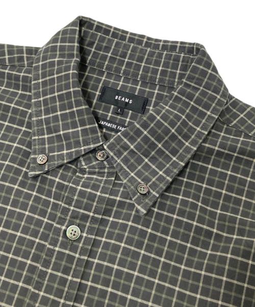 BEMAS（ビームス）BEMAS (ビームス) ヘビーオックスフォード ボタンダウンシャツ グリーン サイズ:Lの古着・服飾アイテム