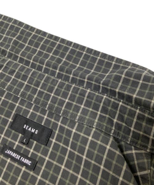 BEMAS（ビームス）BEMAS (ビームス) ヘビーオックスフォード ボタンダウンシャツ グリーン サイズ:Lの古着・服飾アイテム