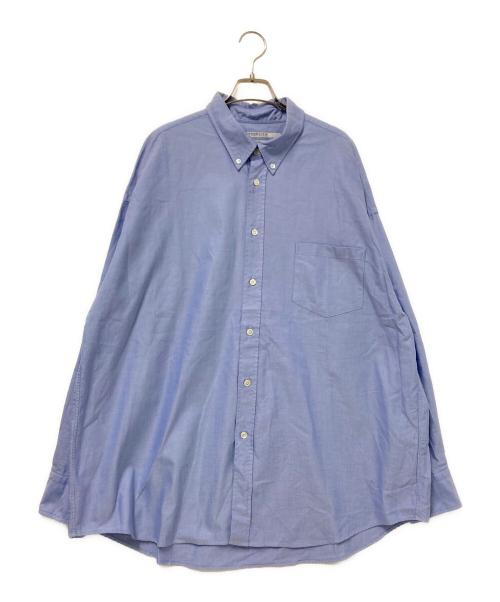 TRISECT2（トライセクト2）TRISECT2 (トライセクト2) ボタンダウンシャツ ブルー サイズ:Mの古着・服飾アイテム