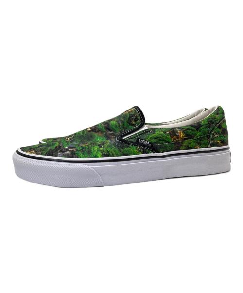 VANS（ヴァンズ）VANS (ヴァンズ) TRADMAN`S BONSAI スリッポン グリーン サイズ:28.0cmの古着・服飾アイテム