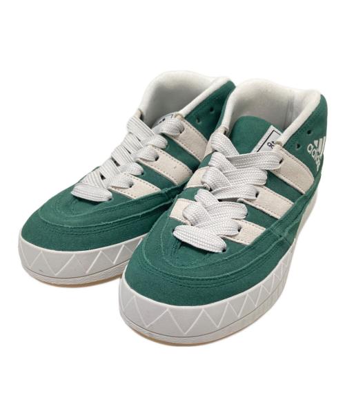 adidas（アディダス）adidas (アディダス) ADIMATIC MID atmos CGREEN/CRYWHT/GUM3 グリーン×ホワイト サイズ:28.0cmの古着・服飾アイテム