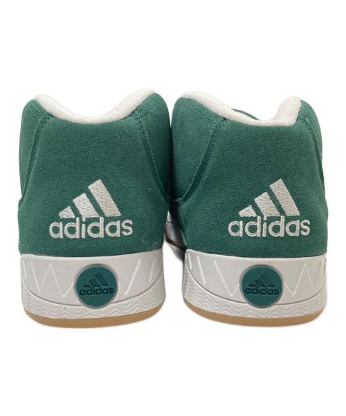 adidas（アディダス）adidas (アディダス) ADIMATIC MID atmos CGREEN/CRYWHT/GUM3 グリーン×ホワイト サイズ:28.0cmの古着・服飾アイテム