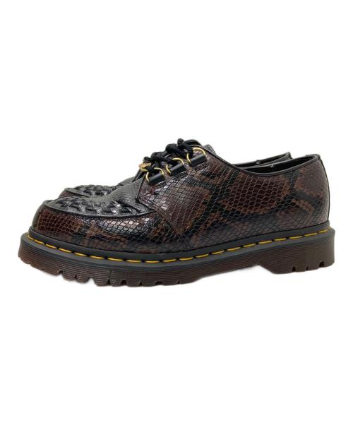 Dr.Martens（ドクターマーチン）Dr.Martens (ドクターマーチン) RAMSEY YOTS クリーパーシューズ ブラウン×ブラック サイズ:US:8M/9Lの古着・服飾アイテム