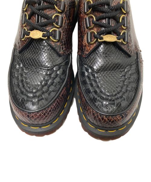 Dr.Martens（ドクターマーチン）Dr.Martens (ドクターマーチン) RAMSEY YOTS クリーパーシューズ ブラウン×ブラック サイズ:US:8M/9Lの古着・服飾アイテム
