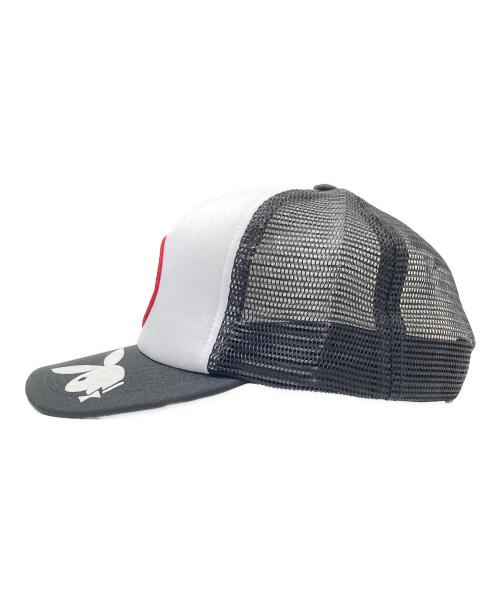 SUPREME（シュプリーム）SUPREME (シュプリーム) PLAY BOY (プレイボーイ) Mesh Back 5-Panel ブラック×ホワイト サイズ:下記参照の古着・服飾アイテム
