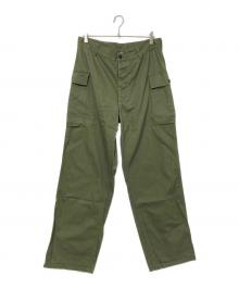 Military Surplus（ミリタリー サープラス）の古着「Military Surplus US HBT Pant」｜オリーブ