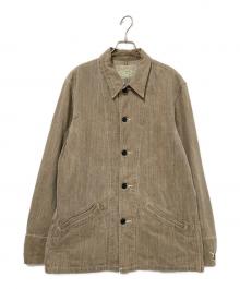 SUGAR CANE（シュガーケーン）の古着「砂糖黍デニムカバーオール」｜ブラウン