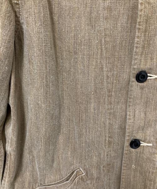 SUGAR CANE（シュガーケーン）SUGAR CANE (シュガーケーン) 砂糖黍デニムカバーオール ブラウン サイズ:Lの古着・服飾アイテム