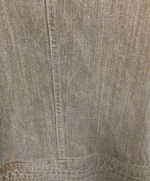 SUGAR CANE（シュガーケーン）SUGAR CANE (シュガーケーン) 砂糖黍デニムカバーオール ブラウン サイズ:Lの古着・服飾アイテム