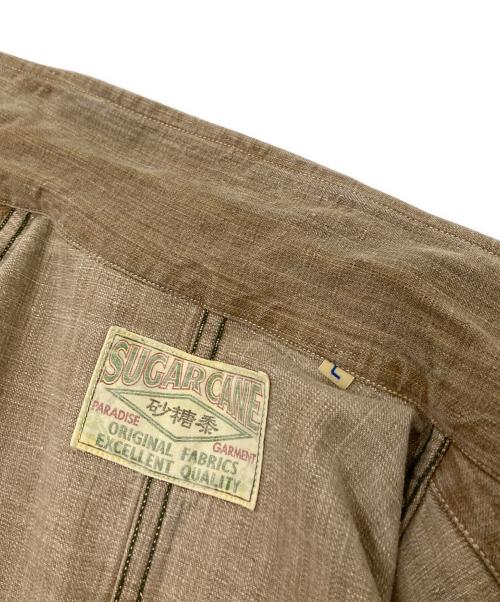 SUGAR CANE（シュガーケーン）SUGAR CANE (シュガーケーン) 砂糖黍デニムカバーオール ブラウン サイズ:Lの古着・服飾アイテム