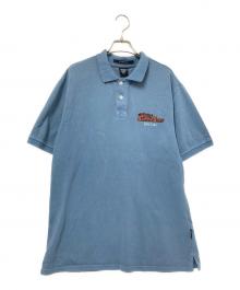 AVIREX（アヴィレックス）の古着「FADE WASH EMB POLO "BUMBLE BEE"」｜ブルー