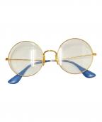 RAY-BANレイバン）の古着「伊達眼鏡」｜ブルー×ゴールド
