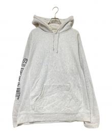 SUPREME（シュプリーム）の古着「Sleeve Embroidery Hooded Sweatshirt」｜ホワイト