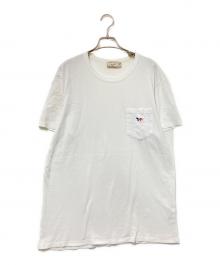 maison kitsune（メゾンキツネ）の古着「ポケットTシャツ」｜ホワイト