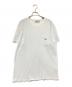 maison kitsune（メゾンキツネ）の古着「ポケットTシャツ」｜ホワイト