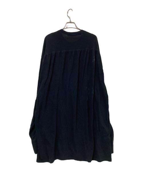 JULIUS（ユリウス）JULIUS (ユリウス) GATAER SEAMED LONG SLEEVE SHIRT ブラック サイズ:3の古着・服飾アイテム