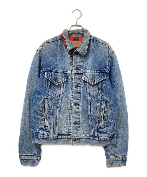LEVI'S（リーバイス）LEVI'S (リーバイス) フランネルライニングデニムジャケット インディゴ サイズ:42の古着・服飾アイテム