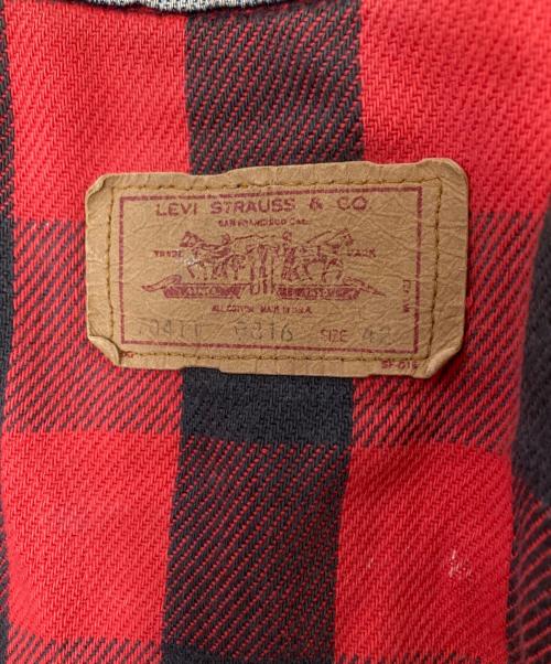 LEVI'S（リーバイス）LEVI'S (リーバイス) フランネルライニングデニムジャケット インディゴ サイズ:42の古着・服飾アイテム