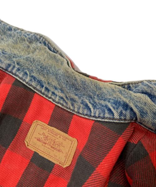 LEVI'S（リーバイス）LEVI'S (リーバイス) フランネルライニングデニムジャケット インディゴ サイズ:42の古着・服飾アイテム