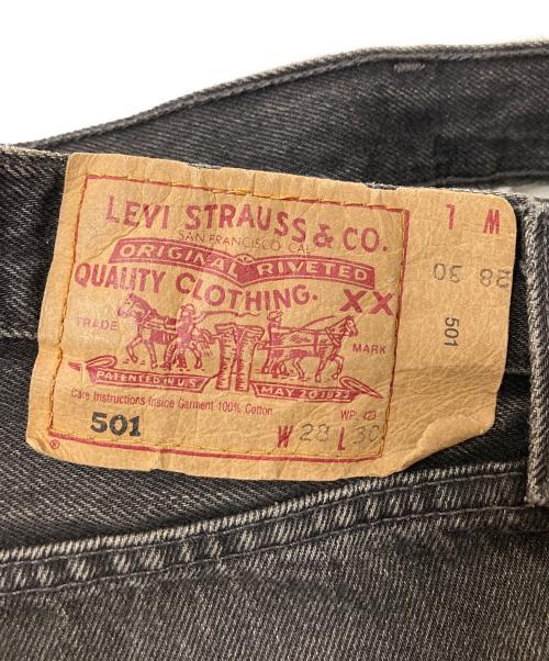 LEVI'S（リーバイス）LEVI'S (リーバイス) 501後染めデニムパンツ ブラック サイズ:W28×L30の古着・服飾アイテム