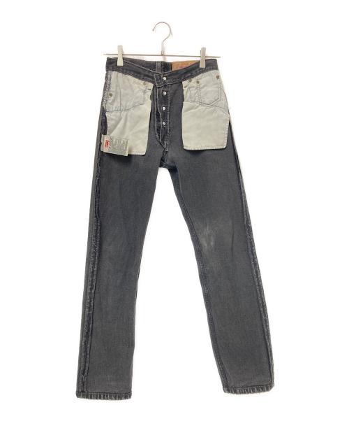 LEVI'S（リーバイス）LEVI'S (リーバイス) 501後染めデニムパンツ ブラック サイズ:W28×L30の古着・服飾アイテム