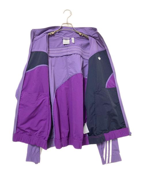 adidas（アディダス）adidas (アディダス) Off Center Windbreaker パープル サイズ:XOの古着・服飾アイテム