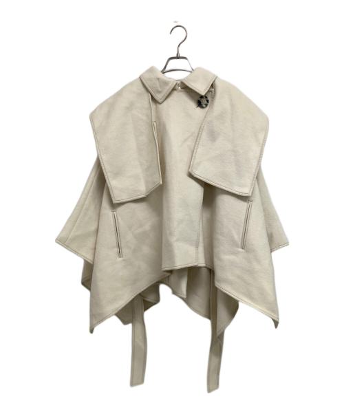 Snidel（スナイデル）Snidel (スナイデル) ポンチョ アイボリー サイズ:FREEの古着・服飾アイテム