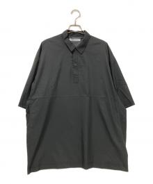 URBAN RESEARCH（アーバンリサーチ）の古着「SHADOW RIP リブポロシャツ」｜ブラック