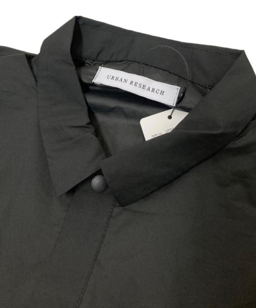 URBAN RESEARCH（アーバンリサーチ）URBAN RESEARCH (アーバンリサーチ) SHADOW RIP リブポロシャツ ブラック サイズ:L 未使用品の古着・服飾アイテム